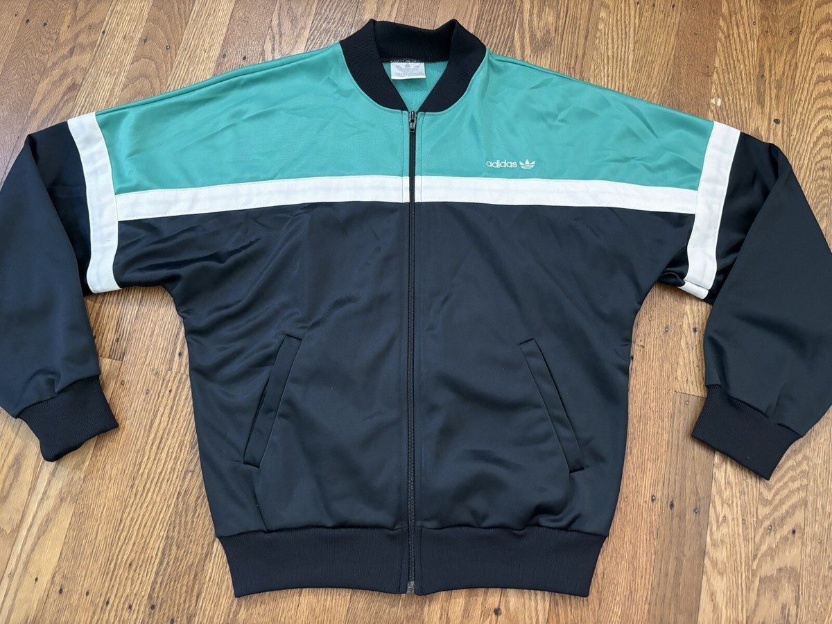 Early 90s Adidas Trefoil Track Jacket.great Color Combo.made