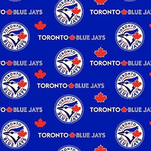Toronto Blue Jays MLB American League East Cotton Fabric - Picture 2 of 3