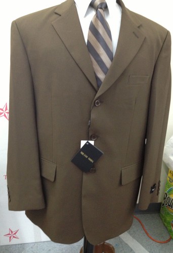 mens' Polyester Basic Suit 3 Button by Fortino Landi Style 802P - Picture 4 of 22