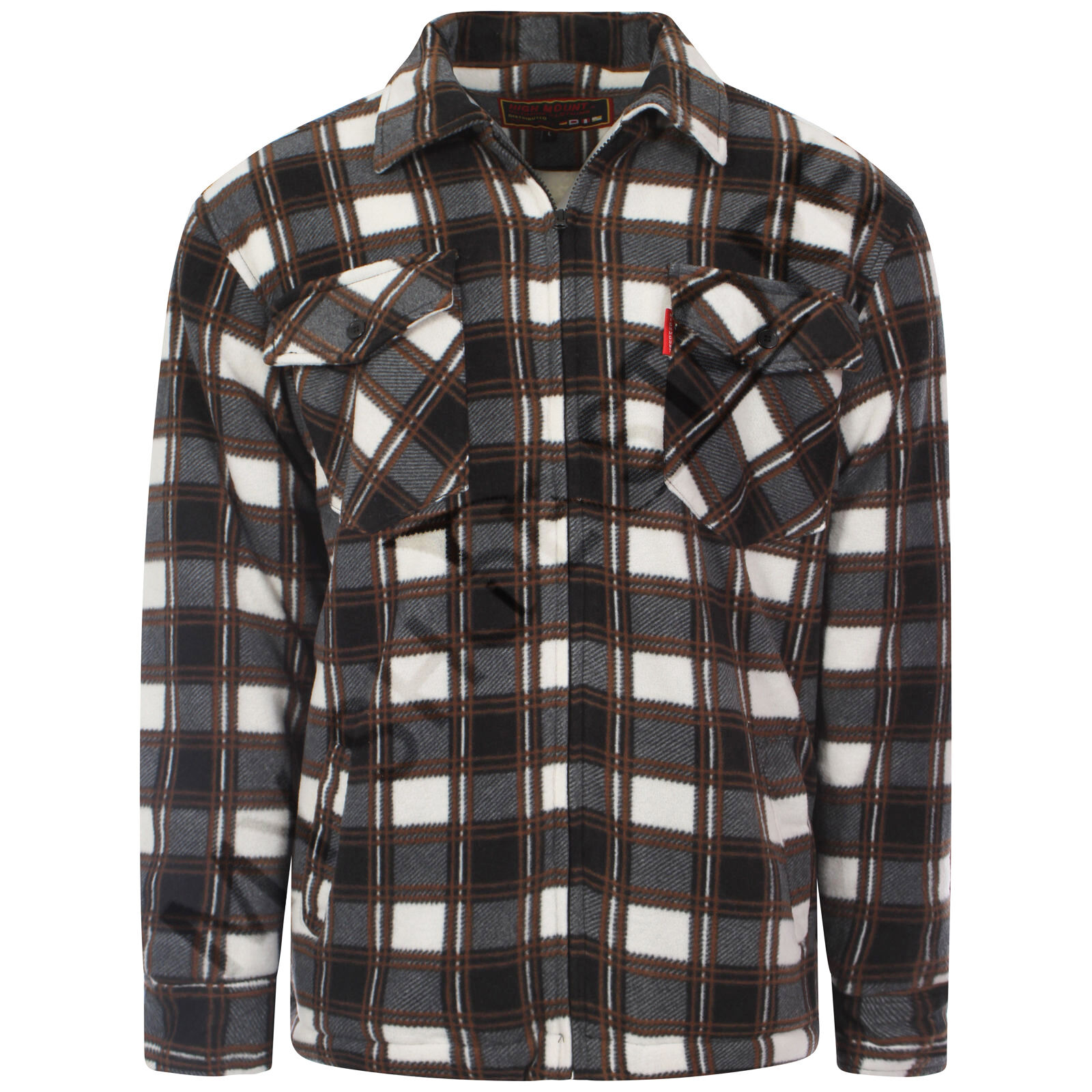 PADDED SHIRT FUR LINED LUMBERJACK FLANNEL WORK JACKET WARM THICK CASUAL ...