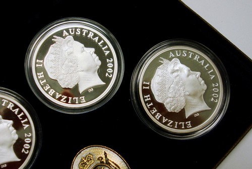 2002 AUSTRALIA VOYAGES INTO HISTORY SET of 4 COIN PROOF $5 ~ 4.7 oz 99.9% SILVER - Picture 8 of 9