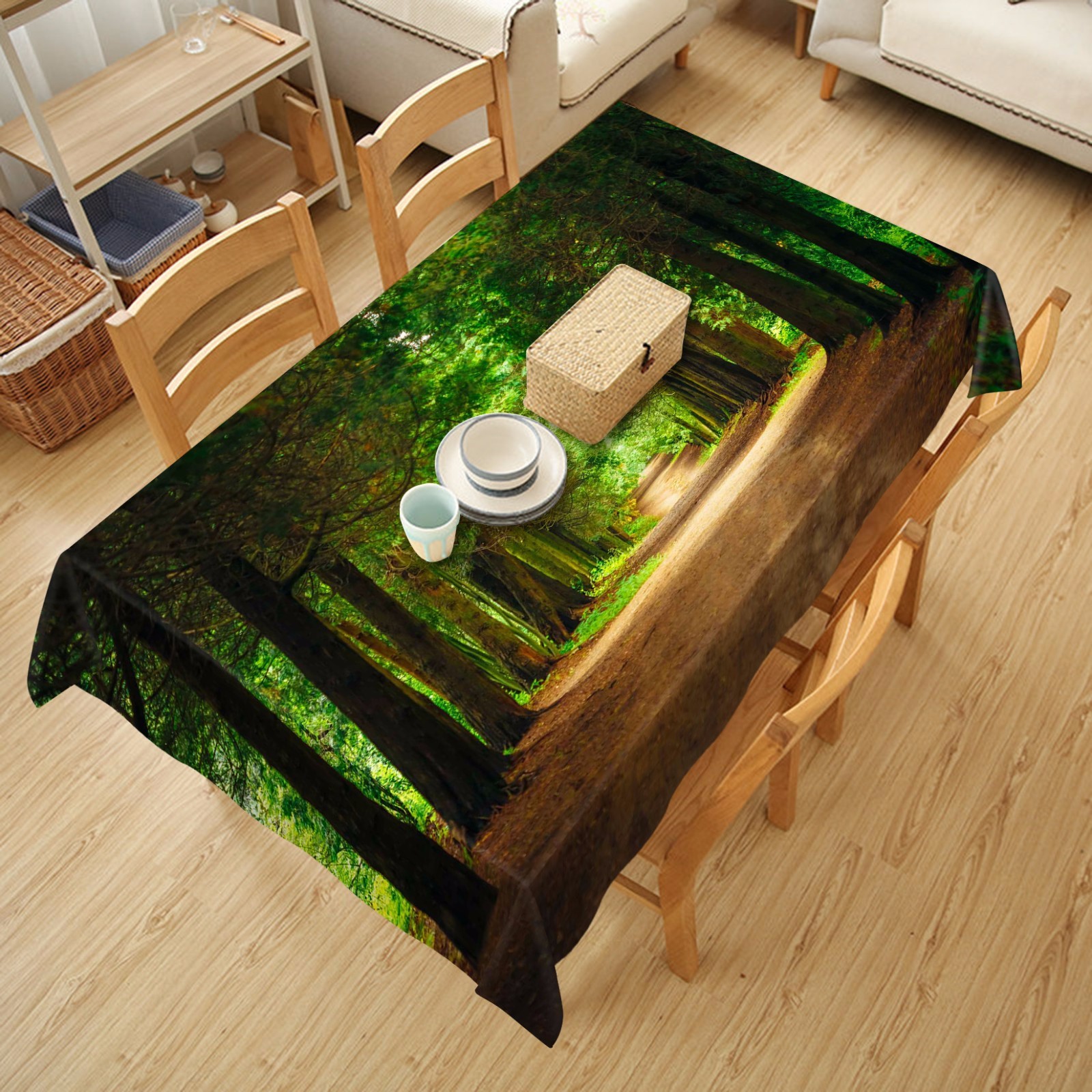 3D Forest 66 Nappe Table Cover Cloth fête d'anniversaire AJ papier peint Royaume-Uni Citron 3D Forest 66 Nappe Table Cover Cloth fête d'anniversaire AJ papier peint Royaume-Uni Citron