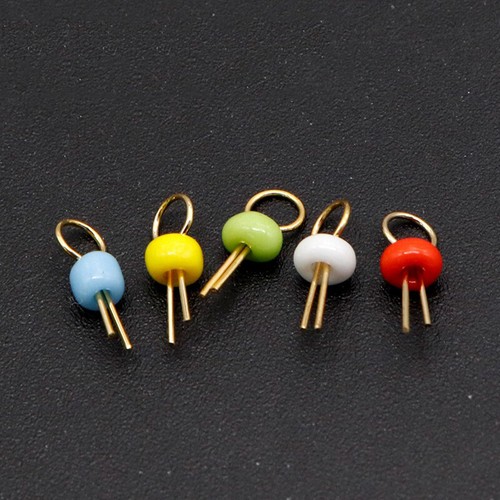 Red/Black/White/Yellow Gold Tone Soldering PCB Board Breadboard Test Point Pin - Picture 2 of 4
