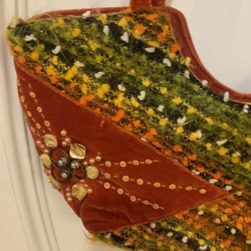 WOMEN'S ERMO COLLECTION 20'S Vintage Inspired BEADED TOTE HANDBAG - Picture 2 of 6