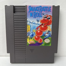 Snake Rattle 'n' Roll (Nintendo NES, 1991) Complete CIB - TESTED & Working !