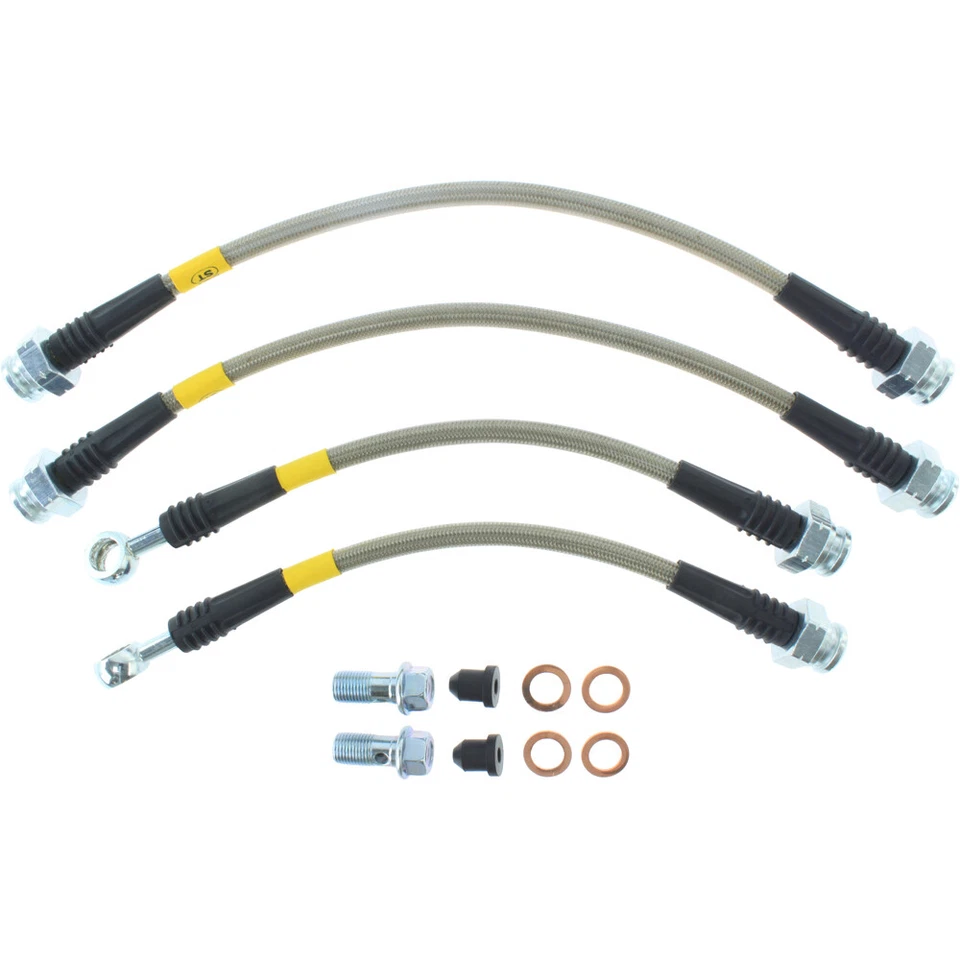 Kit de línea de freno trasero trenzado de acero inoxidable StopTech 950.62504 para Pontiac GTO 2004-06 Foto 2 de 2