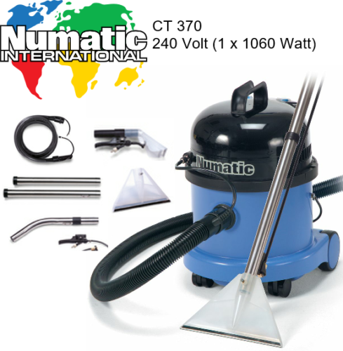 NUMATIC WET AND DRY VACUUM IN ONE MACHINE CT370 CT 370 CARPET CLEANER - Picture 3 of 3