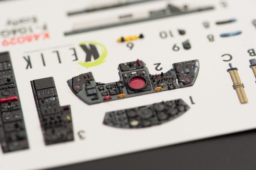 Calcomanías 3D interiores tempranos F-104G Starfighter 1:48 para kit Hasegawa KeliK K48029 - Imagen 3 de 24