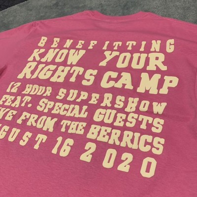 Cactus Plant Flea Market CPFM Kerwin Frost Telethon T-shirt Pink size M *NEW*