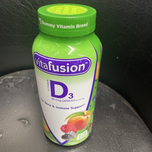 NEW Vitafusion Vitamin D3, 2000 IU Adult Gummies 275 ct. 6/24 C16