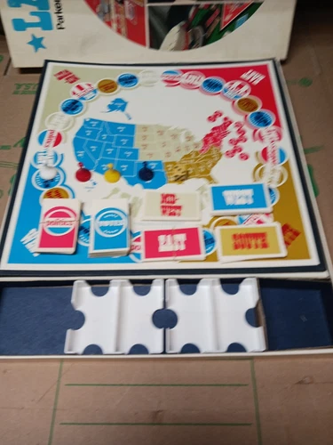 Vintage Parker Brothers Landslide Election Board Game 1971 100% Complete Good Cn
