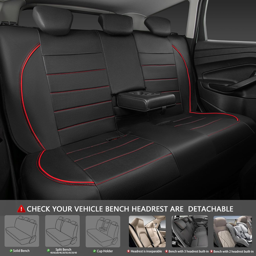 Forros Para Asientos De Carros Covertores Cuero Funda Universales - Imagen 4 de 12