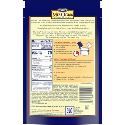 Homestyle Chicken Noodle Hearty Soup Mix (5.93 Ounce, Pack of 8) - Bild 2 von 10