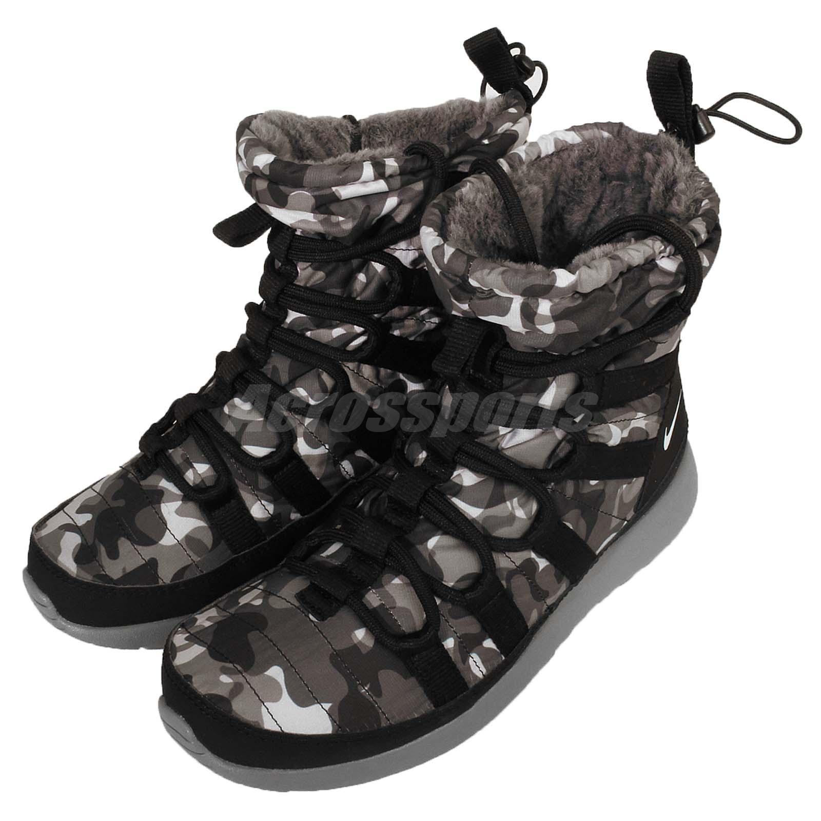 Wmns Nike Roshe One Hi Print Black Grey Tie Dye Camo Womens Boots 807425-001 Wmns Nike Roshe One Hi Print Black Grey Tie Dye Camo Womens Boots 807425-001