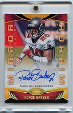 Ronde Barber 2019 Certified Mirror Gold Auto/10 Signatures HOF Autograph SP