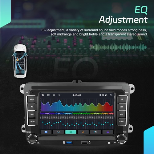 4+64GB Autoradio Für VW GOLF 5 6 Touran Polo Caddy Jetta Android 13 GPS FM - Bild 8 von 21