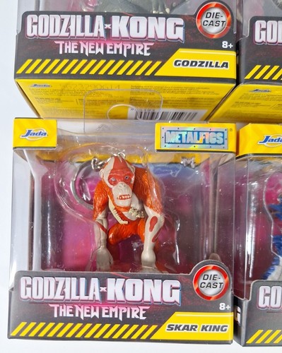 Godzilla X Kong The New Empire Kong Godzilla Skar King & Shimo Complete Set Of 4 - Picture 4 of 17