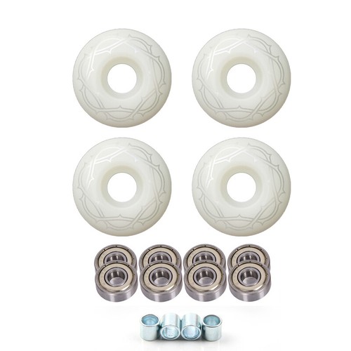 4Pcs Skateboard Wheels With bearing complete PU Skateboard Parts 52mm*30mm Wheel - Picture 8 of 17