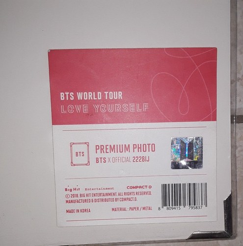 LOTE de fotos premium de bts world tour SUGA / JIN / V love yourself - Imagen 3 de 5