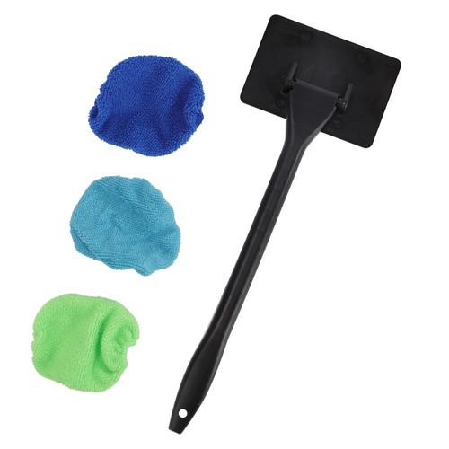 3PCS Window Windshield Cleaning Tool Microfiber Car Wiper Cleaner Glass Brush US - Picture 8 of 12