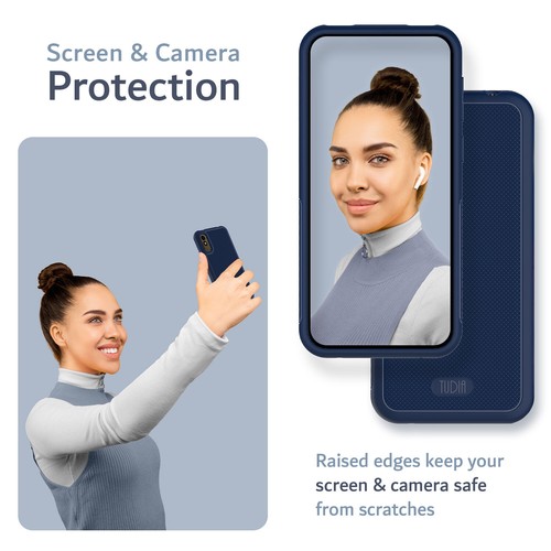 Designed for BLU C5L Max Phone Case, TUDIA Non-Slip [LINNGrip] Ultra Slim Cover - Picture 15 of 33