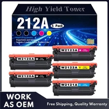 Replacement 212A Toner 5PK (with Chip) for HP M578 M555 M554 Printers
