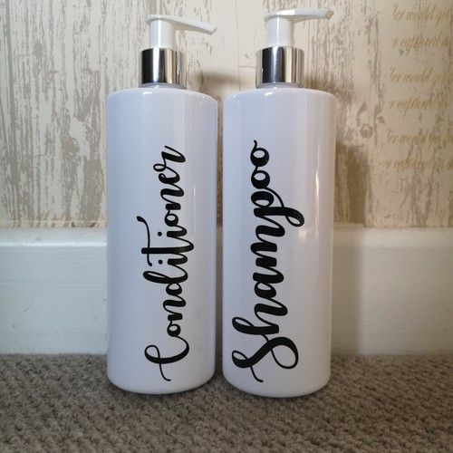Mrs Hinch Bathroom Pump Dispenser Bottles White, Shampoo Storage 500ml Bottle - Picture 20 of 22
