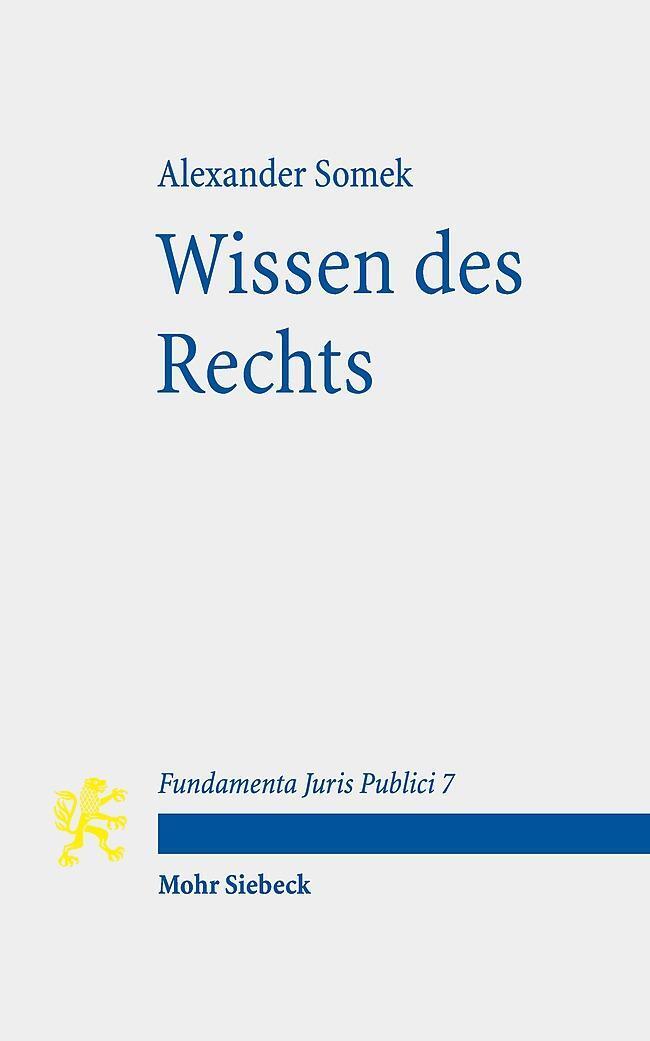 Thumbnail - Wissen Des Rechts, Alexander Somek