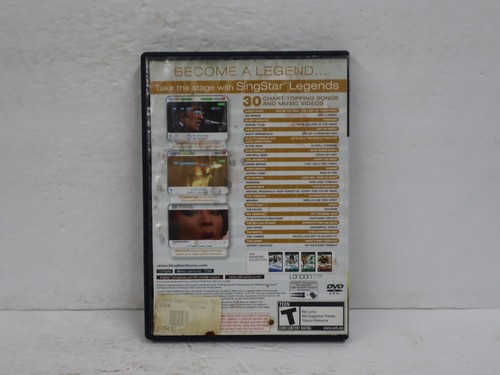 SingStar: Legends (Sony PlayStation 2, 2008) CIB - Picture 2 of 3