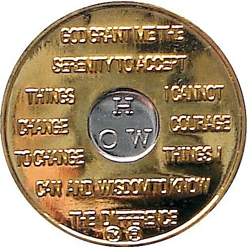 32 Year Gold & Silver Inlay AA Anniversary Medallion (BiPlate) - BICT - Imagen 2 de 2