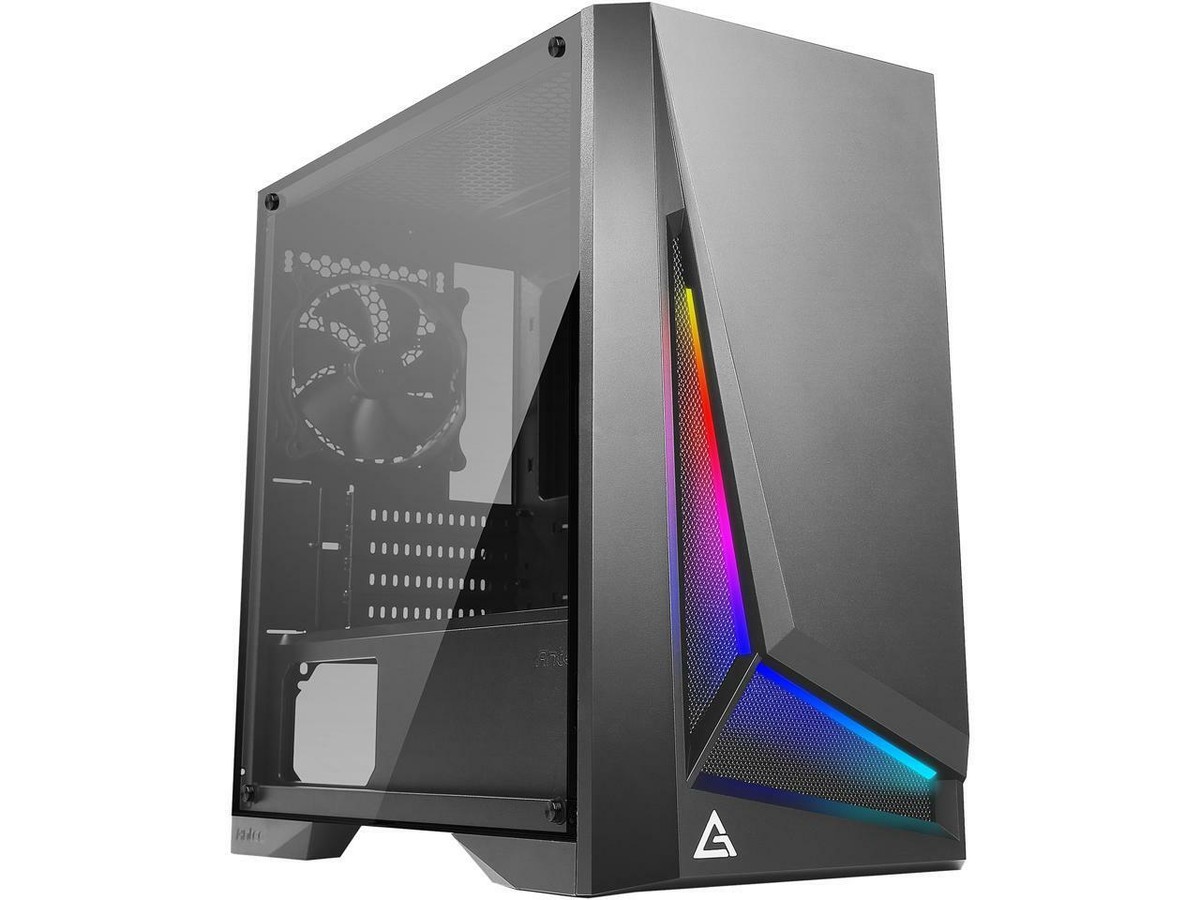Antec Dapper Dark Phantom DP301M Black Steel ARGB Lighting