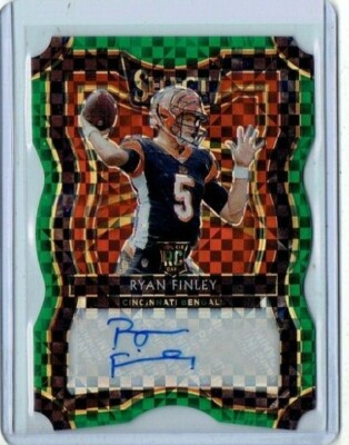 Ryan Finley 2019 Panini Select Rookie Auto/Autograph Card /5
