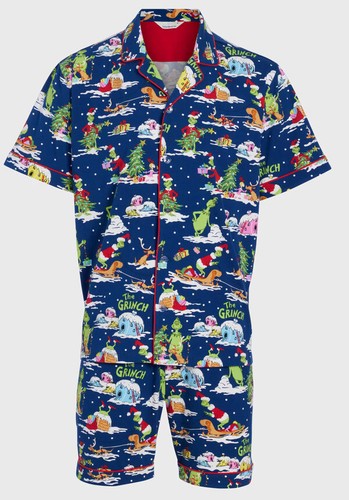 NWT PETER ALEXANDER MENS GRINCH CHRISTMAS PYJAMA SET SIZE XL - Bild 4 von 4