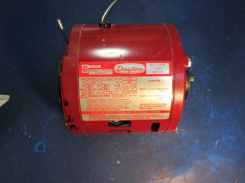 Dayton 1/12 HP 1725 RPM 115 Volt 1/2" Shaft 48YZ Circulator Pump Motor - Picture 2 of 4