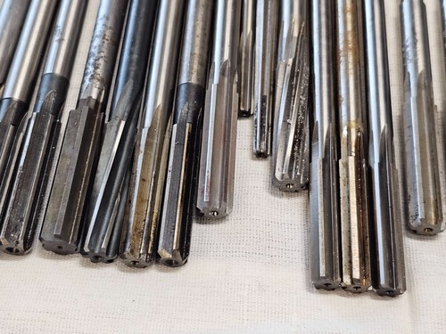 64 Mixed Lot Chucking Mill Morse Chuck Reamer Straight Spiral 6 8 Flute HSS HS - Picture 14 of 20