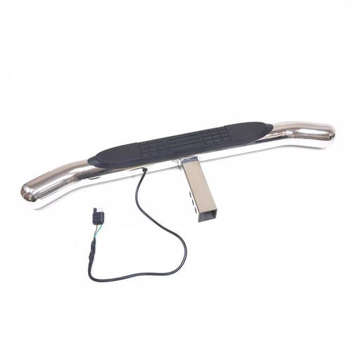 2" Chrome Steel Hitch Step Bar 36" w/ Red LED Brake Light & 4-Pin Plug - Trucks - Bild 11 von 18