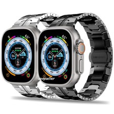 Steel Strap For Apple Watch 49mm Series 8/7/6/5/4/SE Metal iWatch Band Bracelet