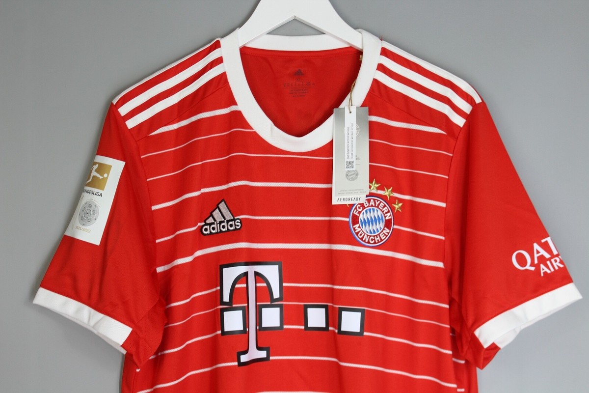 NWT BAYERN MUNICH 2022 2023 HOME FOOTBALL SHIRT SOCCER