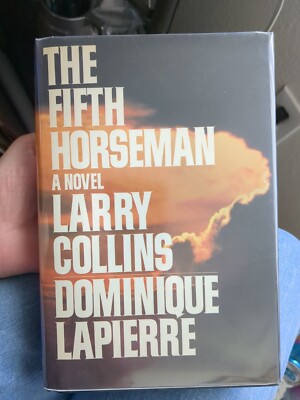 The Fifth Horseman by Larry Collins Signed 1st Edition Bleading Ink Signature