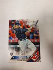2016 Topps Update SP Batting #US69 Mike Clevinger Rookie