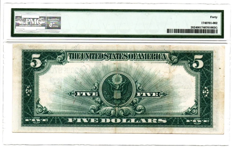 Fr. 282 1923 Silver Certificate PMG Extremely Fine 40 - Image 2 of 2
