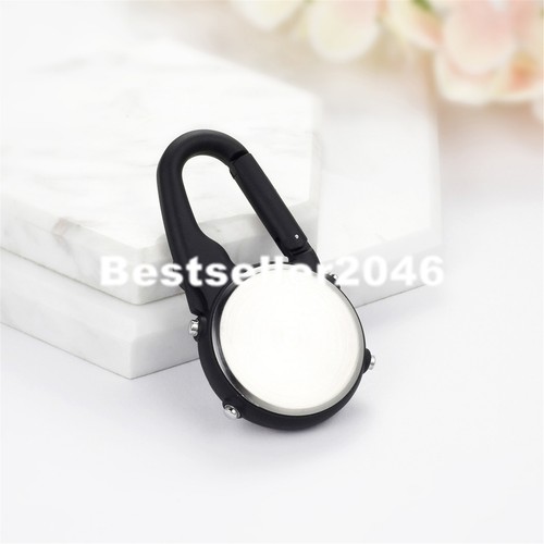 Unisex Clip-on Digital Watch Compass Outdoor Carabiner Backpack Fob Belt Watch - Picture 54 of 95