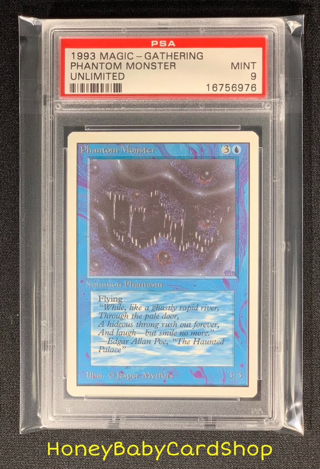 MTG Unlimited Edition 1993 Phantom Monster PSA 9 Mint Old School 93/94 Darmowa dostawa, klasyczna popularność