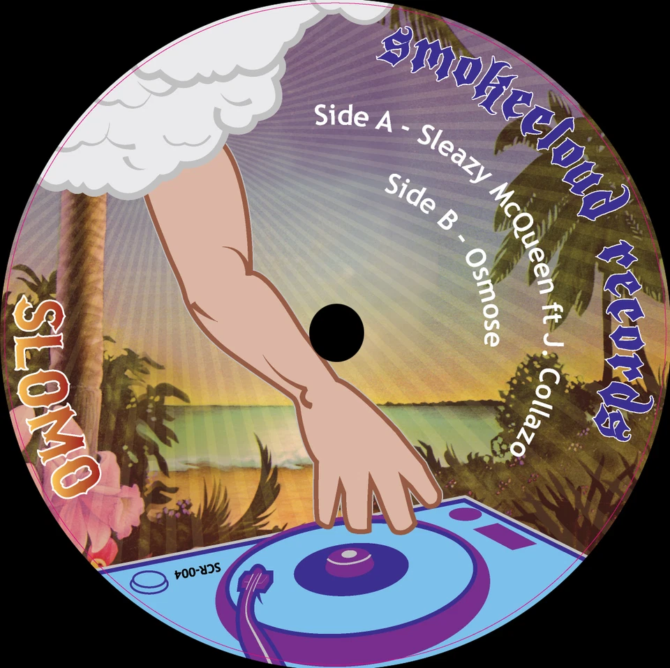 NEW 12" VINYL SLEAZY McQUEEN & OSMOSE "Hot" Smokecloud DISCO + Downtempo VIDEO - Image 3 of 4
