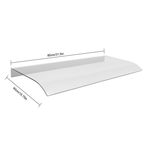 Copertura tenda da sole 60/80/100/120*40 cm protezione UV porta anteriore finestra tettoia esterna - Foto 7 di 64