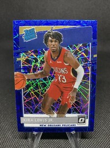 2020-21 Donruss Optic Rated Rookie Kira Lewis Jr. #163 Blue Velocity Prizm RC!