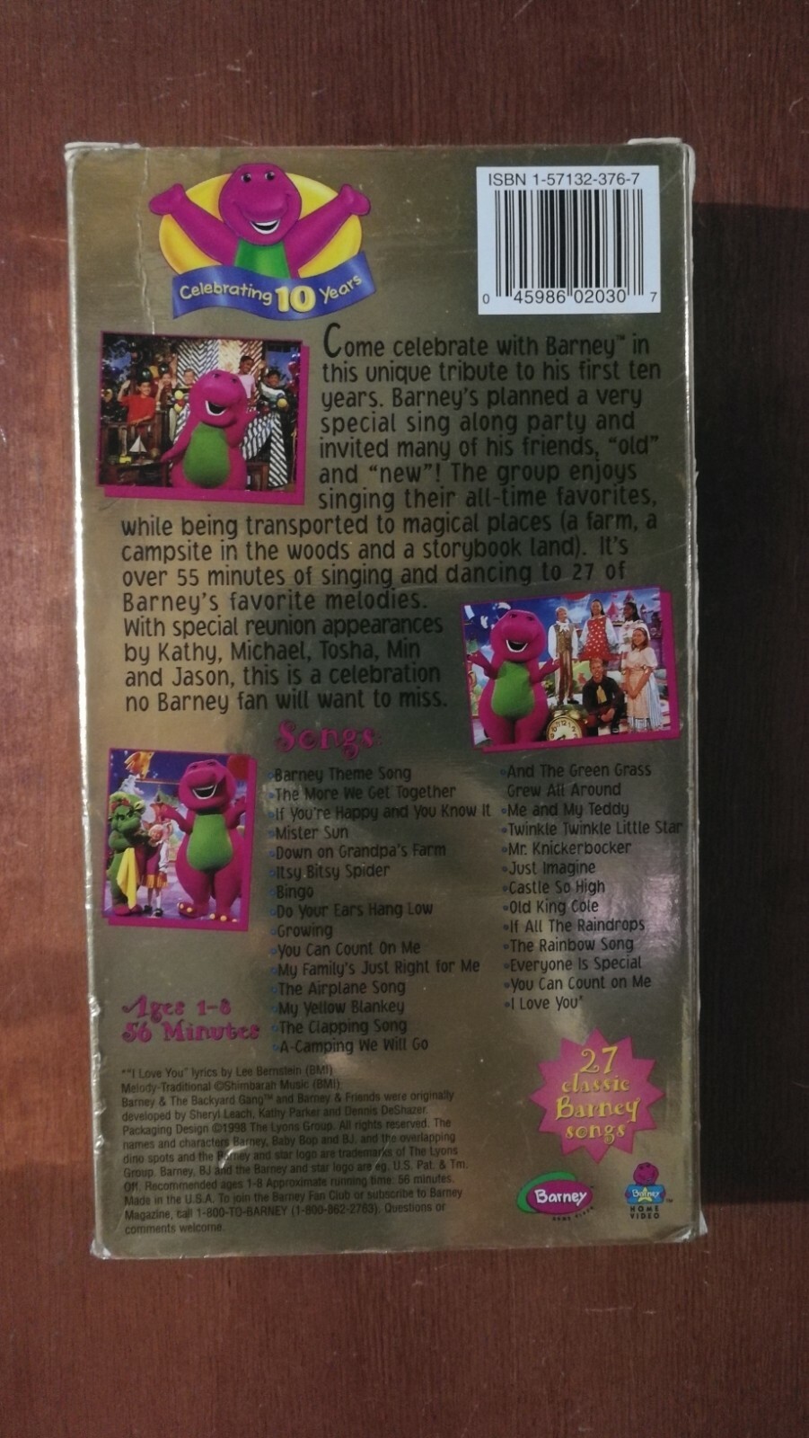 Barney - Sing and Dance With Barney (VHS, 1999) Barney 45986020307| eBay