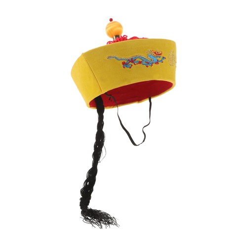Cappello Nero Antico Hanfu Culturale Cinese Copricapo Bambino Sposo - Foto 11 di 12