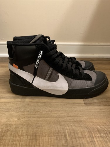 Off White X Nike Blazer Mid Grim Reaper Size 10
