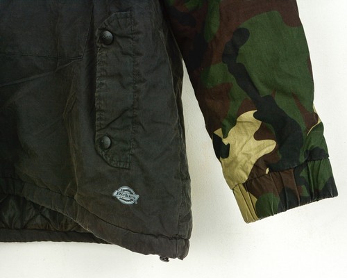 Dickies Camuflaje Anorak Hombre M Aislado Chaqueta Cálido Capucha Abrigo Jersey - Imagen 4 de 10